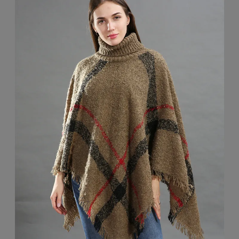Winter Women Loose Striped Coat Jacket Plus Size