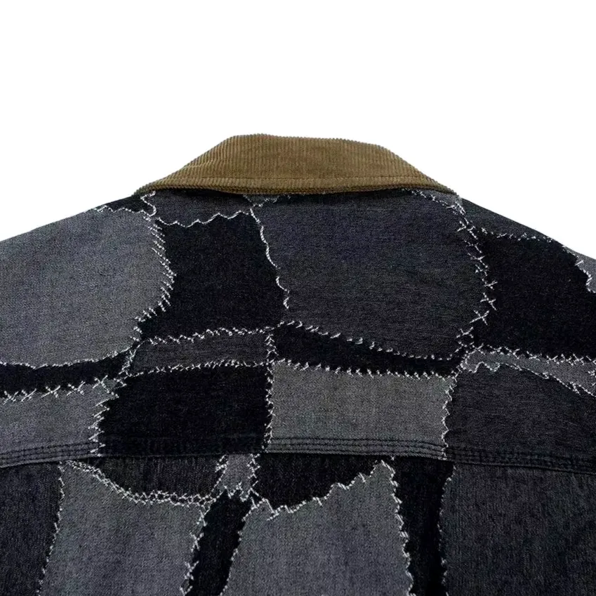 'Wonderland' Patchwork Denim Jacket