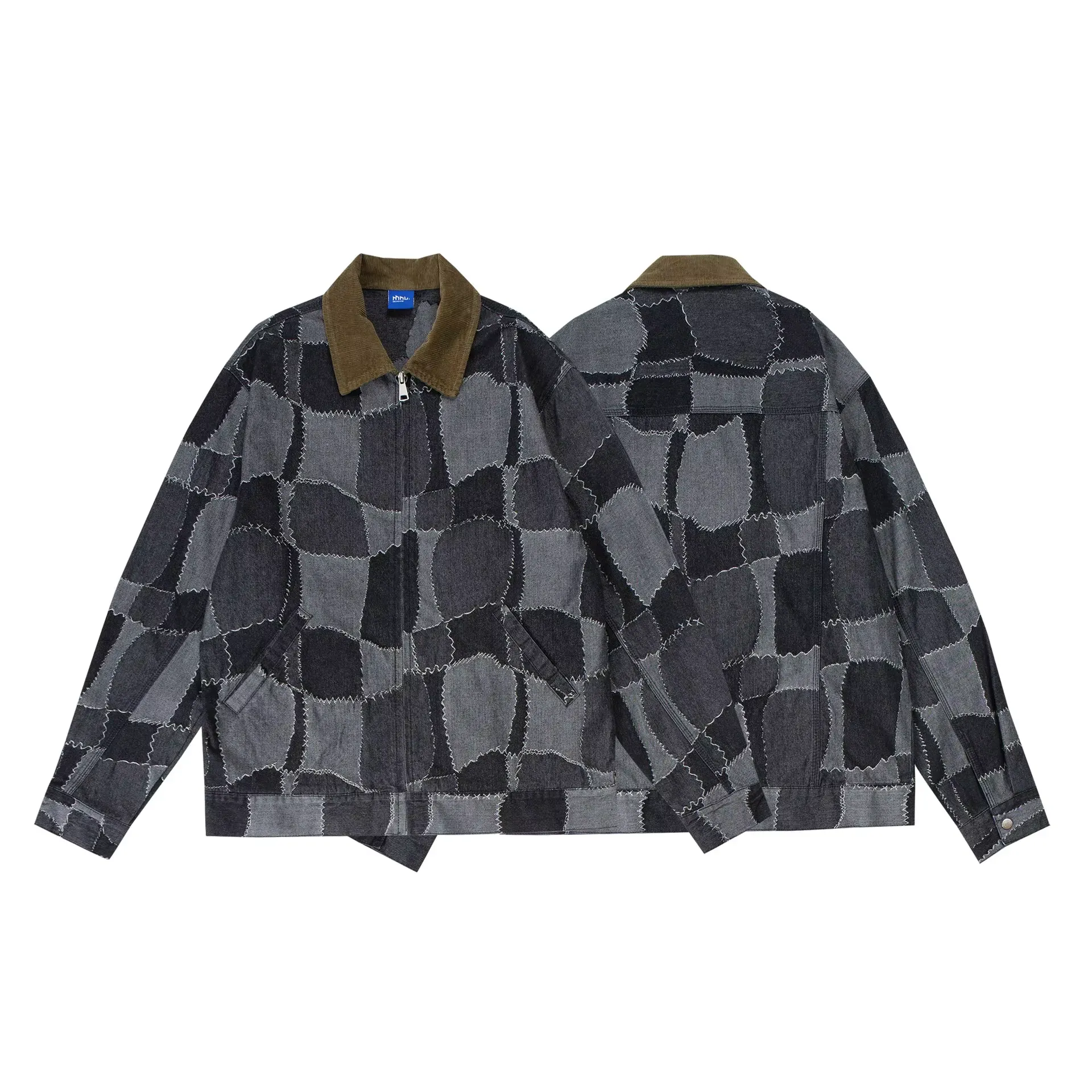'Wonderland' Patchwork Denim Jacket