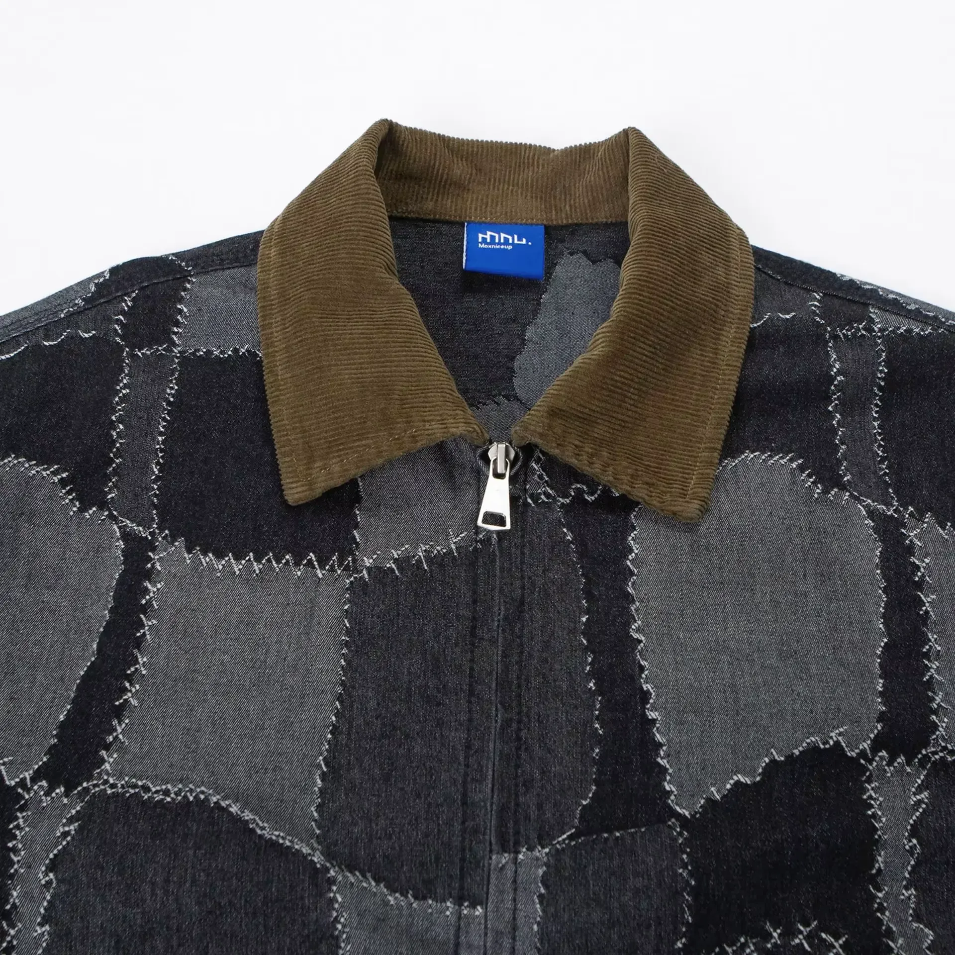 'Wonderland' Patchwork Denim Jacket